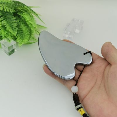 Terahertz Stein Gua Sha Gesichtsmassage-Werkzeug 2024 Custom Logo Handheld für Körpermassage-Ausrüstung in Herzform