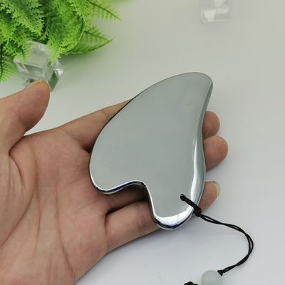 Terahertz Stein Gua Sha Gesichtsmassage-Werkzeug 2024 Custom Logo Handheld für Körpermassage-Ausrüstung in Herzform
