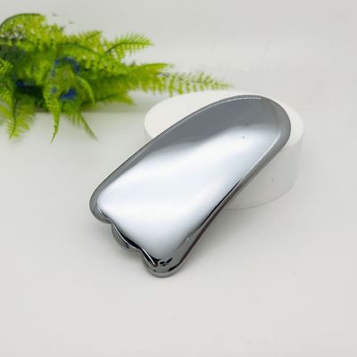 Personalisiertes Logo erhältlichd Silber Terahertz Gua Sha Massage Scraping Tool für Haut Spa Gesichtsschönheit