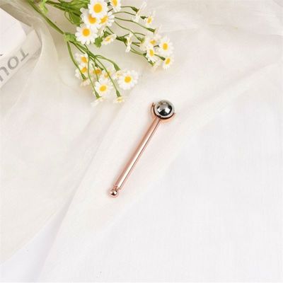Customized Logo Availabled Zinklegierung Gesichtsschlankheitsgerät Metall Gesichtsmassage Roller Anti-Falten Hautpflege Schönheitsmittel