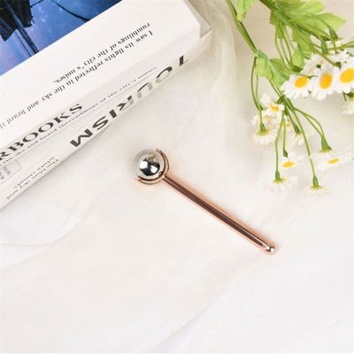 Customized Logo Availabled Zinklegierung Gesichtsschlankheitsgerät Metall Gesichtsmassage Roller Anti-Falten Hautpflege Schönheitsmittel