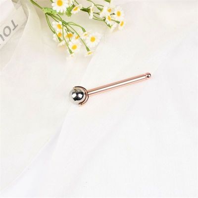 Customized Logo Availabled Zinklegierung Gesichtsschlankheitsgerät Metall Gesichtsmassage Roller Anti-Falten Hautpflege Schönheitsmittel