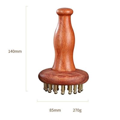 Gua Sha Funktion Messing Universal Meridian Massage Kamm Körpermassage Bürste Kopfhaut Entspannen Und Haarwachstum Kopf Massage Werkzeug