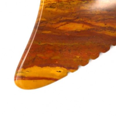 Gua Sha Scraping Massager Board Mookaite Jasper Gesichtsmittel 10cm*7cm*0.6cm ISO9001 zertifizierte Massage Board