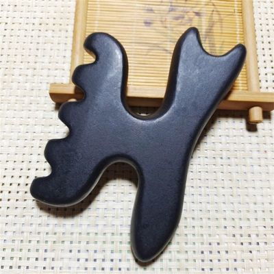 Fußmassager Gua Sha Therapie Bian Stein Akupunktur Stick Universelles Massagetool 112*12mm Naturstein