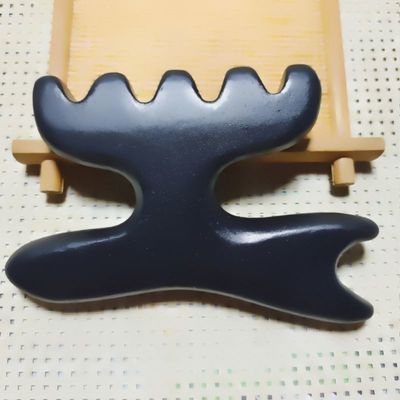 Fußmassager Gua Sha Therapie Bian Stein Akupunktur Stick Universelles Massagetool 112*12mm Naturstein
