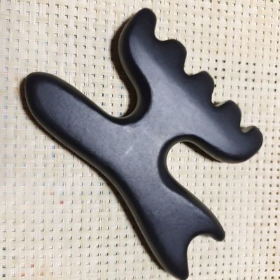 Fußmassager Gua Sha Therapie Bian Stein Akupunktur Stick Universelles Massagetool 112*12mm Naturstein