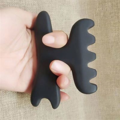 Fußmassager Gua Sha Therapie Bian Stein Akupunktur Stick Universelles Massagetool 112*12mm Naturstein