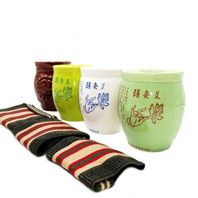 Körpermassage Funktion Handheld Keramik Gua Sha Cup für Meridian Dredging und Moxibustion Behandlung