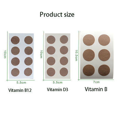 Verbessern Sie Ihren Schlaf mit Gesundheitsfürsorge Immunverbesserungs-Multi-Komplex-Energie-Transdermal Vitamin C B1 B12 D3 E Vitamin-Pflaster