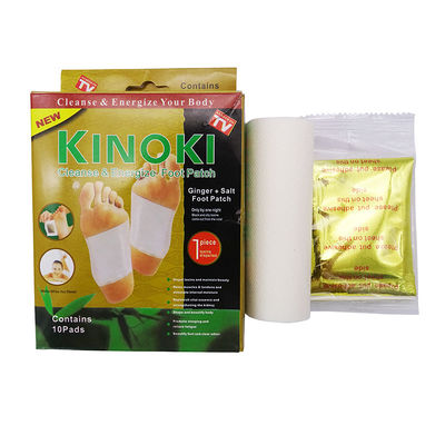 Natürliche Reinigung 10 Ingwer-Fußpolster und 10 Klebstoffblätter gegen Stress