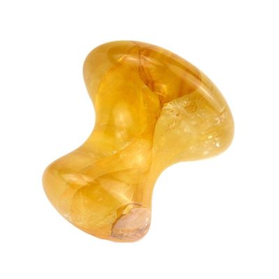 Gelber Zitronenpilz Gua Sha Gesichtsmassage Werkzeug Pilzform zu erschwinglichen Preisen
