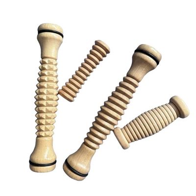 Körpermassage-Ausrüstung Holztherapie Fußrolle Guasha Massagegeräte für den Körper Gua Sha Massager und Plantarfasziitis Entlastung