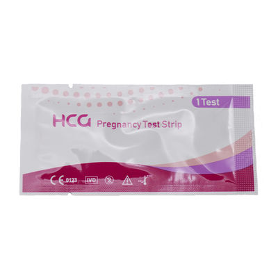HCG-Teststreifen Schwangerschaft Genauigkeit Mehr als 99% der Früherkennung für innere Streifen Größe 80*3mm
