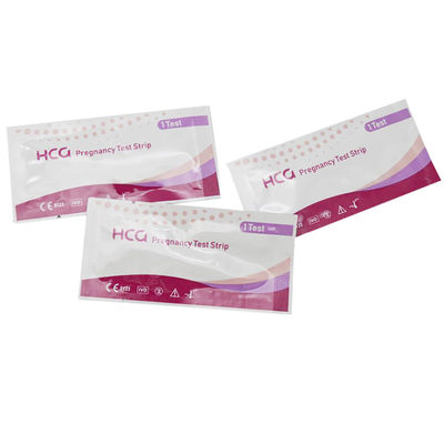 HCG-Teststreifen Schwangerschaft Genauigkeit Mehr als 99% der Früherkennung für innere Streifen Größe 80*3mm