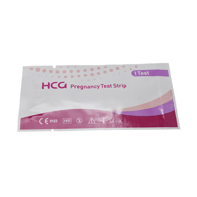HCG-Teststreifen Schwangerschaft Genauigkeit Mehr als 99% der Früherkennung für innere Streifen Größe 80*3mm