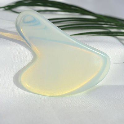 Schönheitsmittel kundenspezifisches Logo verfügbar Opal Gua Sha Schablone für Gesichtsmassager