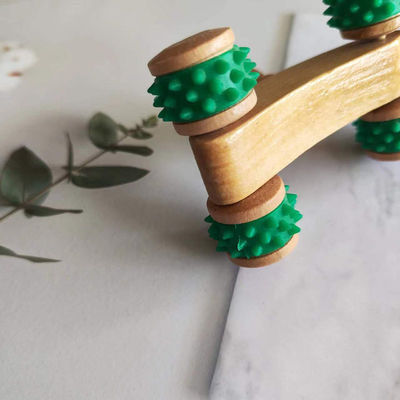 Körpermassage-Ausrüstung 2024 Ankünfte Natur- Öko-freundlich Handwerk Holz Gua Sha Massager Roller für Massagetools