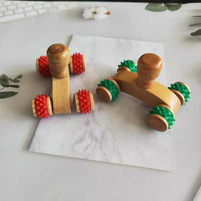 Körpermassage-Ausrüstung 2024 Ankünfte Natur- Öko-freundlich Handwerk Holz Gua Sha Massager Roller für Massagetools