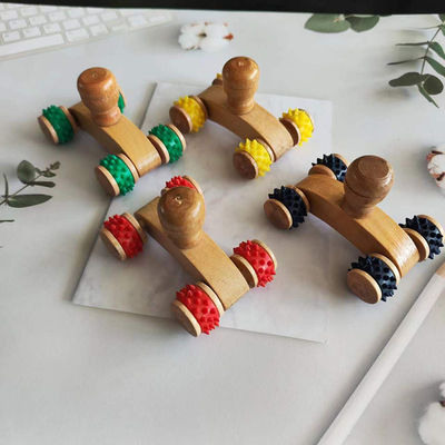 Körpermassage-Ausrüstung 2024 Ankünfte Natur- Öko-freundlich Handwerk Holz Gua Sha Massager Roller für Massagetools