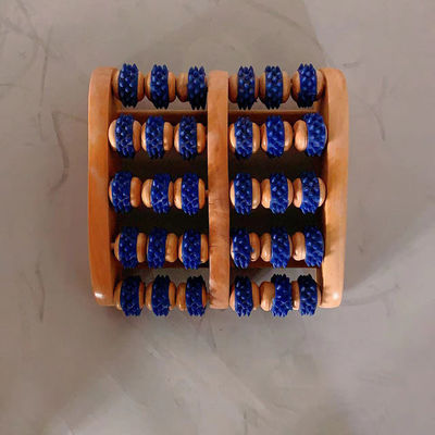 Körpermassager Chinesische Holz Fußmassage Modell Roller für die Gesundheitsversorgung Fußbad Massager Blutzirkulation Massager