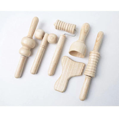Muskelmassage Körpermassage Ausrüstung Holz handgefertigte Massage-Stick-Roller für Zuhause und Muskelpflege