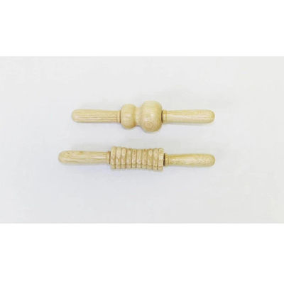 Muskelmassage Körpermassage Ausrüstung Holz handgefertigte Massage-Stick-Roller für Zuhause und Muskelpflege