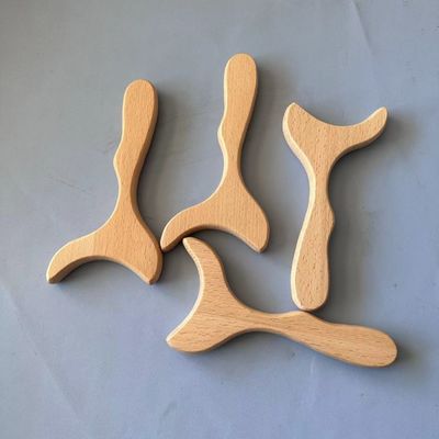 2023 OEM Buche Holz Therapie Massagetools Set Holz Rückenmassager mit kundenspezifischem Logo Availabled
