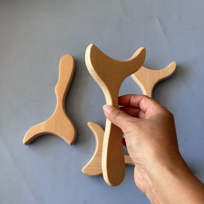 2023 OEM Buche Holz Therapie Massagetools Set Holz Rückenmassager mit kundenspezifischem Logo Availabled