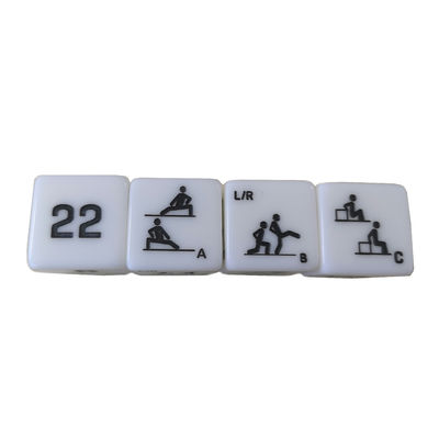 25mm Jade Sechsseitige Fitness Würfel zum Training Sport Unterhaltung Spiele Verbessern Sie Ihr Training