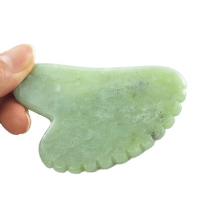 Erleben Sie die Vorteile der Ganzkörpermassage mit dem natürlichen Stein-Scraping-Tool und dem Private Label Xiuyan Jade Green Guasha
