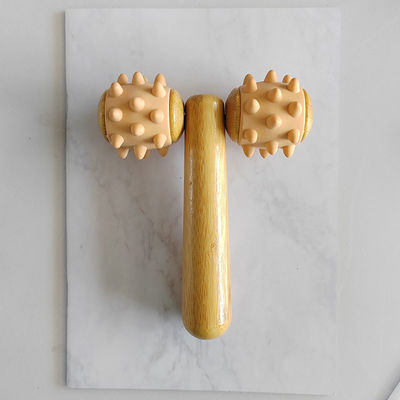 Körpermassage-Ausrüstung Sommer 2024 Trending Ankünfte Handmassage Roller Augenmassage Roller Stick Holz 3D Roller Gesichtsmassager