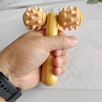 Körpermassage-Ausrüstung Sommer 2024 Trending Ankünfte Handmassage Roller Augenmassage Roller Stick Holz 3D Roller Gesichtsmassager