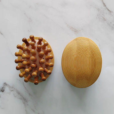 Körpermuskeln Braun beliebt Natur Bambus Gua Sha Kopfhaut Massage Airbag Kamm Holz Guasha Werkzeug Kopf Entspannung Massager Haar Gesundheit Schönheitsbürste