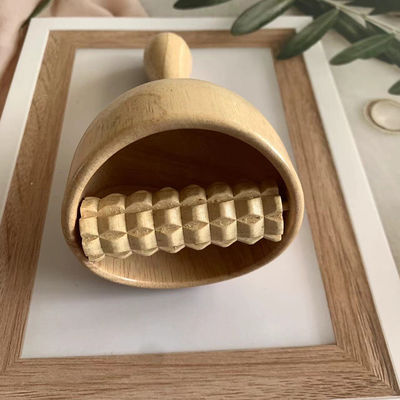 Körpermassage Ausrüstung Holz Gua Sha Massage Roller Cup für Naturholz Massager Schönheitsprodukte Gesundheit Spa entspannen