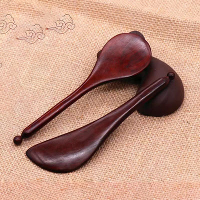 Red Rosewood Gua Sha Pen angepasstes Logo verfügbar für Körpergesundheit Therapie und Akupunktur Massage Stick
