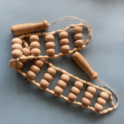 Körpermassage Holz-Roller-Massagetool Dredge Meridian Gesundheitswesen Muskel Faszie Entspannung Physiotherapie für maßgeschneidertes Logo