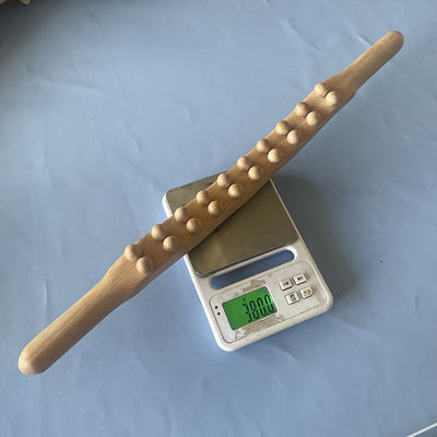 Personalisiertes Logo verfügbard Holz Guasha Schrauben Stick Roller Massager für Körpermassage Ausrüstung und Muskelentspannung