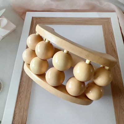Braunes Holz-Total-Body-Massager für Rücken-Hals-Bein-Arm kundenspezifisches Logo erhältlich