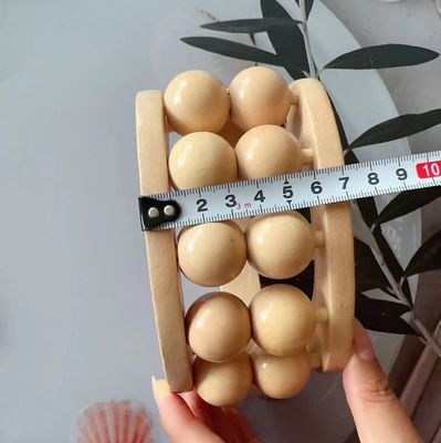 Braunes Holz-Total-Body-Massager für Rücken-Hals-Bein-Arm kundenspezifisches Logo erhältlich