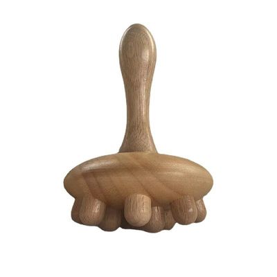 2024 Pilzkuppe Körperkontur Roller Lymphdrainage Therapie Gua Sha Holz Trigger Point Massager für die Leistung