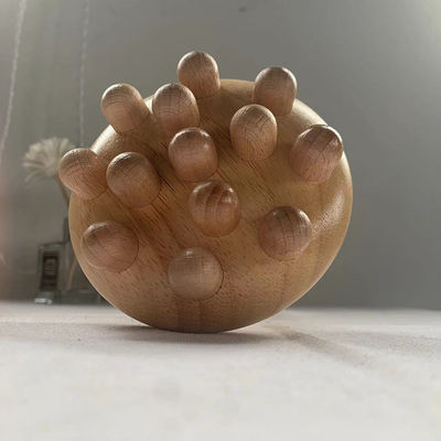 2024 Pilzkuppe Körperkontur Roller Lymphdrainage Therapie Gua Sha Holz Trigger Point Massager für die Leistung