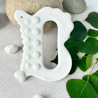 Anpassungsfähiges Gua Sha Massagetool Creme Guasha Steinbrett für das Schaben von Weichgewebe an den Hinterbeinen Arme Hals Schulter SPA