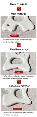 Schönheitsmittel für die Hautpflege Gesichts Gua Sha Board für Keramikmassage und Muskelentspannung