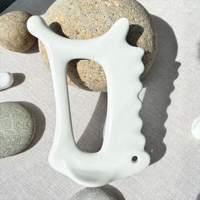 Keramisches Gua Sha Massagetool für die Lymphdrainage Kiefer-Bildhauer Körpermassager Hautpflege-Tools Guasha Funktion Keramik
