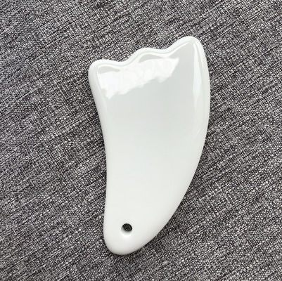 Personalisiertes Logo verfügbard Mini-Massage Keramik Gua Sha Tool für Körper Hals Gesicht Selbst Hautpflege Spa Gesichtslifting Schönheit