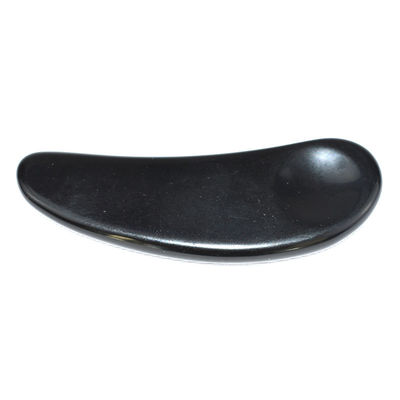 2024 Ankünfte Schwarzes Obsidian Auge Gua Sha Löffel Gesichtsmassager Guasha Werkzeuge Für Gesicht Customized Logo akzeptiert