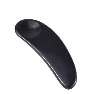 2024 Ankünfte Schwarzes Obsidian Auge Gua Sha Löffel Gesichtsmassager Guasha Werkzeuge Für Gesicht Customized Logo akzeptiert