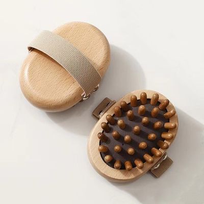Handheld Buchenholz Gua Sha Bürste für Hausmassage Dredge Meridiane und verbessern Sie die Hautpflege Routine zu Hause