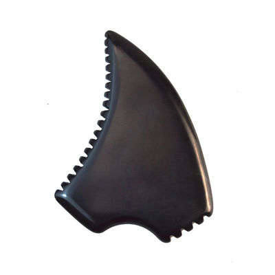 Muskelmassage Funktion Dreiecksform Natur schwarzer Bian Stein Gua Sha Schablone für Gesichts- und Körpermassage Spa